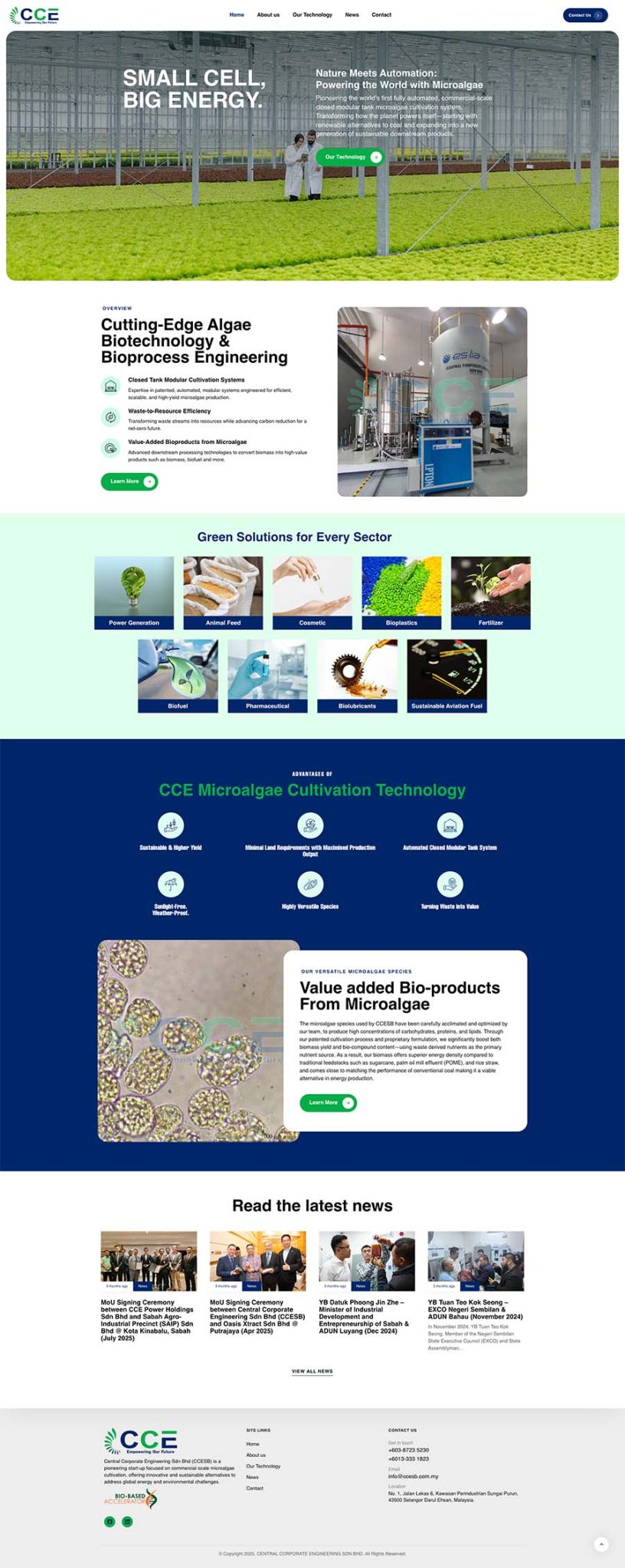 Corporate Web Design Malaysia | Central Corporate Engineering Malaysia